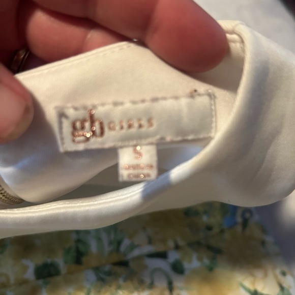 GB girls Floral Dress with Yellow and Blue Accents - Picture 2 of 7